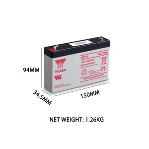 6V Ah 1.2Ah 2.8Ah 4Ah 7Ah 10Ah 12Ah 딥 사이클 태양열 저장 배터리 젤 납산 배터리 - Product Image 2
