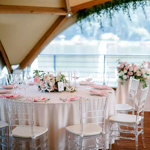 Napoleon Nuru Massage Büro Kunststoff Plexiglas Prinzessin Schaukel Rolling Salon Acryl Party Stühle - Product Image 3