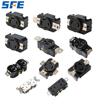 Prise industrielle double NEMA 5-20R, prise industrielle 20A 125V, prise de générateur, adaptateur de connecteur de câble en ligne
