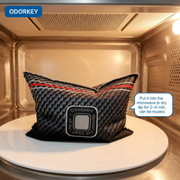 ODORKEY 1000g Déshumidificateur de voiture et d'intérieur réutilisable, écologique, non parfumé, grande capacité, avec indicateur en gel de silice transparent