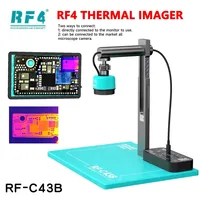 Microscope trinoculaire intelligent à imagerie thermique RF-C43B compatible avec la réparation de circuits imprimés, caméra pour outils de réparation de téléphones mobiles