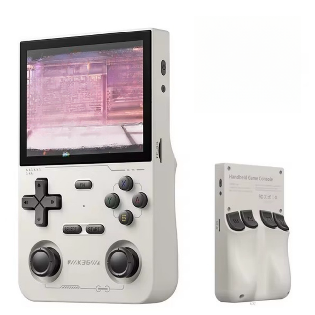 Kinhank K36 3.5 Inch IPS Screen Portable Retro Game Emulator Console Handheld Video Player Wireless Features for Pocket Games