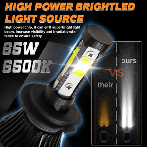 ชุดไฟสี่เหลี่ยม 7 นิ้ว LELANPU 65W สำหรับรถบรรทุก รุ่น H4 Para <span class=keywords><strong>HB3</strong></span> 9005 9006 หลอดไฟรถยนต์ H11 H8 H9 9007 พร้อมเลนส์ ไฟหน้ารถยนต์แบบ LED สำหรับ ATV SUV - Product Image 5