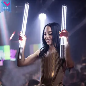 60CM Handheld Dance Flashing Sticks Champagne Bottle Service LED Sparklers Dance Strobe Baton For Nightclubs Party Bar KTV