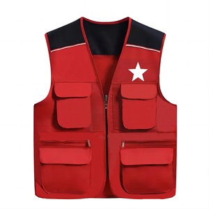 الصيف رقيقة تنفس سترة مريحة الرجال بلا أكمام رخيصة سترة العمل الآمن مصنع مخصص - Product Image 2