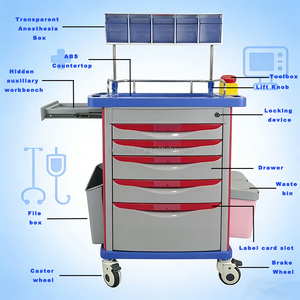 <span class=keywords><strong>Chariot</strong></span> médical d'urgence pour anesthésie JIADUN MEDICAL, mobilier hospitalier, prix des chariots médicaux, <span class=keywords><strong>chariot</strong></span> médical utilisé pour les infirmières - Product Image 3