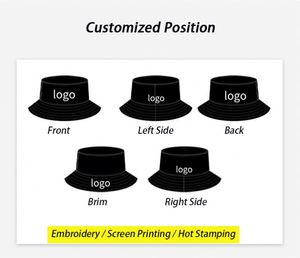 Sombrero de Pescador de Doble Cara de Algodón para Hombre y Mujer, Protección Solar para Exteriores, Logotipo Personalizado Impreso, OEM, Dibujos Animados, Camuflaje, Leopardo, Cuadros - Product Image 3