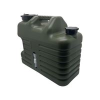 Bidon d'eau portable JDA 18L, réservoir de stockage d'eau pour le camping avec poignée, pour les activités de plein air, les voitures, les remorques, les camping-cars, les voyages en véhicule tout-terrain