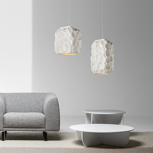 JYLIGHTING Lampe à suspension moderne japonaise Wabi-Sabi à géométrie personnalisée Lampe en pierre pour la décoration intérieure <span class=keywords><strong>Lustre</strong></span> - Product Image 6