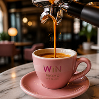 Tasse à expresso en acier inoxydable à double paroi de 80 ml avec logo personnalisé, mini tasse à café isolée, petite tasse à thé en métal pour cadeau promotionnel