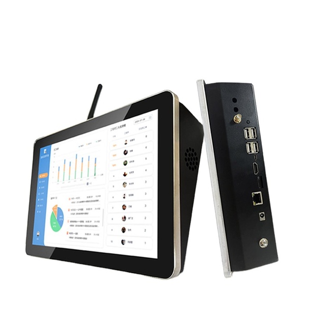 10.1 Inch Rk3288 Android Tablet for Meeting Room Wall Mounted Led Light Bar Industrial Tablet Pc Protection Grade Ip65