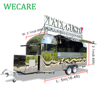 Wecare Mobile Concession Coffee Food Trailer Mobile Food Car Food Truck avec cuisine complète