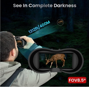 Ống nhòm nhìn đêm hồng ngoại nv8160 Kính thiên văn zoom kỹ thuật số 8X để săn bắn và cắm trại phạm vi tầm nhìn ban đêm gắn trên đầu - Product Image 2