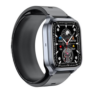 Tkyuan máy bơm không khí Ture huyết áp sức khỏe thông minh đồng hồ BT cuộc gọi nhiệt độ cơ thể máu Oxy Uric Acid lipid máu Smartwatch - Product Image 4