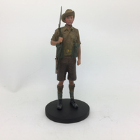 Statue en résine artisanale personnalisée, modèle de soldat, art religieux populaire, peinte à la main, décoration de vacances, artisanat en gros