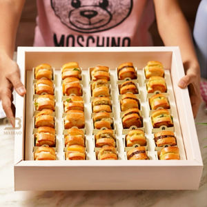 Boîte de hamburger jetable fast-food Emballage individuel écologique Boîte à sandwich à pain mini boîte de nourriture personnalisée pour le pâturage du déjeuner - Product Image 5