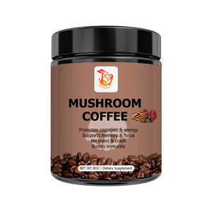 Poudre de café aux champignons OEM ODM avec poudre de cacao, café Arabica pour adultes, énergie, améliore les fonctions cognitives, poudre alimentaire - Product Image 1