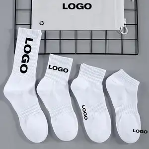 High Quality Cheap Compression Ankle Grip Designer Mens Crew Unisex Sport Cotton Custom Logo Socks For Men And Women