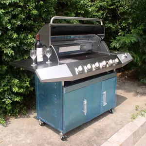 SEB KAMADO barbecue grill gas 6 bruciatore grill gas flat top grill