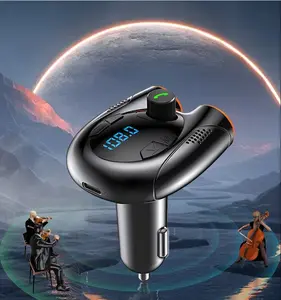 Mới/M/ Bluetooth 5.3 FM Transmitter Car Kit Handfree kép USB Car Charger 3.1A hỗ trợ U đĩa xe MP3 modulator âm nhạc Máy nghe nhạc