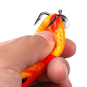 Nuovo Design 10g/16g <span class=keywords><strong>pesca</strong></span> morbido rana esca artificiale in Silicone <span class=keywords><strong>con</strong></span> gancio per la depressione del sangue - Product Image 2