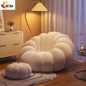 โซฟาบีนแบ็กหนังแท้สไตล์โมเดิร์นร่วมสมัย บุโฟม นั่งสบาย ปรับเอนได้ เหมาะสำหรับห้องนั่งเล่น ใช้งานได้หลากหลาย - Product Image 4