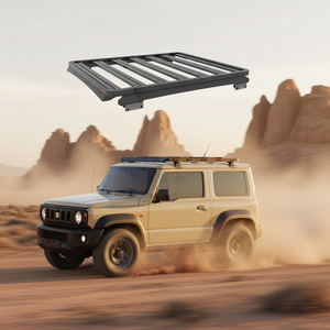 แร็คหลังคาอลูมิเนียมสำหรับ Jimny ติดตั้งง่ายไม่ต้องเจาะรู รับน้ำหนักได้มาก - Product Image 1