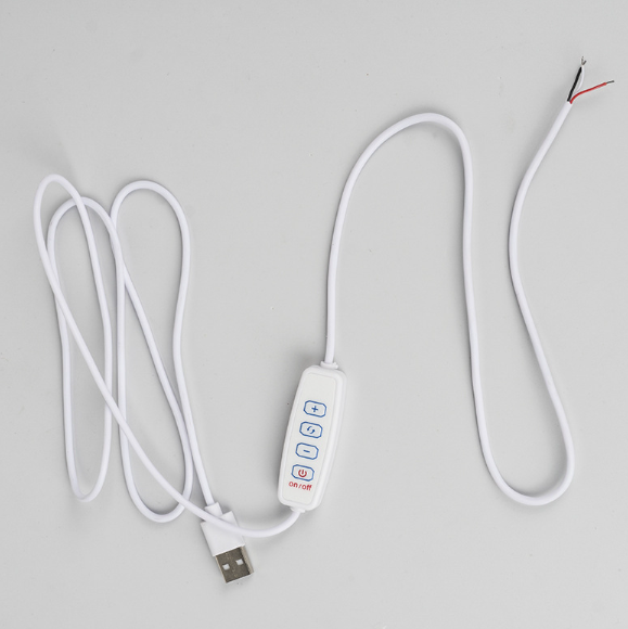 5V LED USB on OFF Switch Cable Dimmer for Lamp