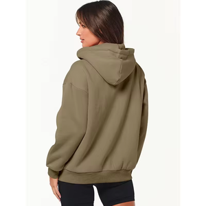 Felpa con cappuccio da donna Vintage personalizzata di alta qualità per l'autunno inverno foderato Streetwear pullover con stampa felpa da ragazza - Product Image 5