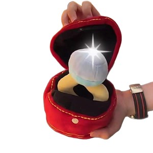 Juego de Anillos de Diamantes de Lujo Personalizados, Juguetes Chirriantes para Perros, Peluche Bonito y Elegante, Juego de Escondite, Juguete para Masticar para Cachorros - Product Image 4