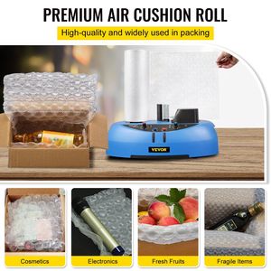 16 Inch Width Air Cushion Film 984Ft Length <b>Bubble</b> Bags <b>Roll</b> Protective & Cushioning Material for <b>Wrap</b> Machine - Product Image 2