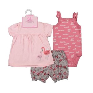 2025 pour la nouvelle collection européenne coton 3 pièces pour hommes femmes enfants âgés de 0 à 3 ans T-Shirts à manches courtes Shorts - Product Image 4