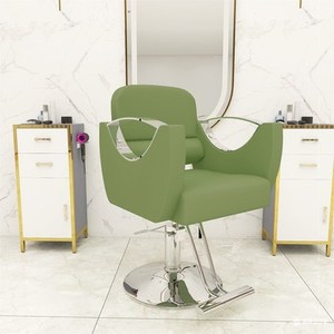 Chaise de coiffeur hydraulique de salon de coiffure vintage au design nouveau et inclinable - Product Image 5