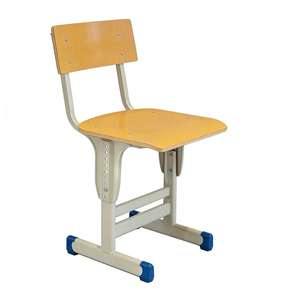 Set di Banco e Sedia Scolastica Regolabile in Altezza con Piano in MDF e Telaio in Acciaio, Arredo per Aule - Product Image 6