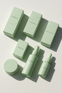 Boîte de papier beauté de 30ml 50ml en couleur feuille d'or écologique de luxe au design personnalisé emballage cosmétique de soins de la peau - Product Image 5