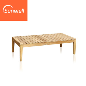 مجموعات أرائك حديثة للفنادق من خشب الساج رائجة البيع - Product Image 6