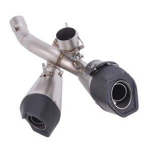 Sistema de Escape Doble para Motocicleta, Silenciador Doble Completo con Cabezal Frontal para <span class=keywords><strong>Ducati</strong></span> Panigale Streetfighter <span class=keywords><strong>V4</strong></span> 2018-2024 - Product Image 4