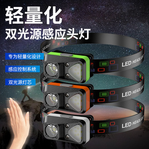 Lightweight Rechargeable Sensor Headlamp 2000 Mah Led Rotatable Head For Outdoor Cycling Hiking Fishing - Product Image 3