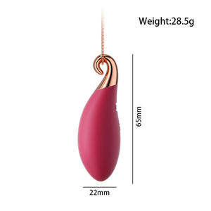 Oem Bullet Vibrator Ketting <span class=keywords><strong>Vibe</strong></span> Clitorale Tepelstimulator 10 Trillingsmodi Mini G Spot Vibrators Siliconen Massager - Product Image 6
