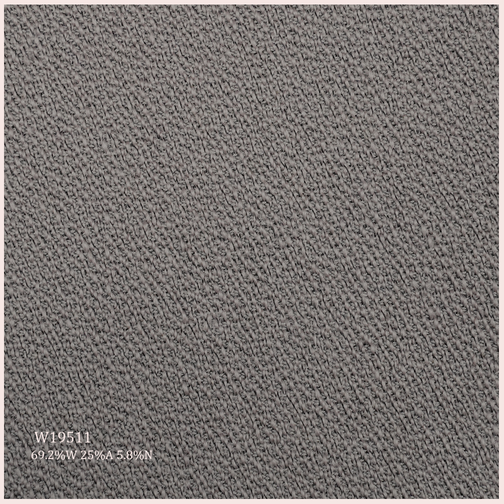 Ultra Stylish Plain Organic Woven Acrylic Wool Nylon Blend Eco-Friendly Heavyweight Luxury Upholstery Fabric Home Textile