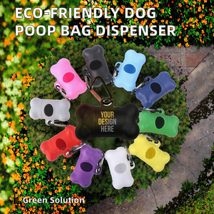 Dispensador de Bolsas para Excrementos de Perro con Forma de Hueso, Multicolor, para Exteriores, Solución Ecológica y Sostenible para la Gestión de Desechos de Mascotas - Product Image 2