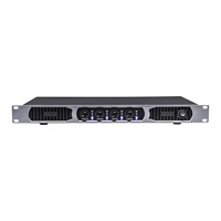 Amplificateur de puissance DSP Classe D 4 canaux 350W RMS 4 ohms 1U DK4350 pour événements, karaoké et salles de conférence