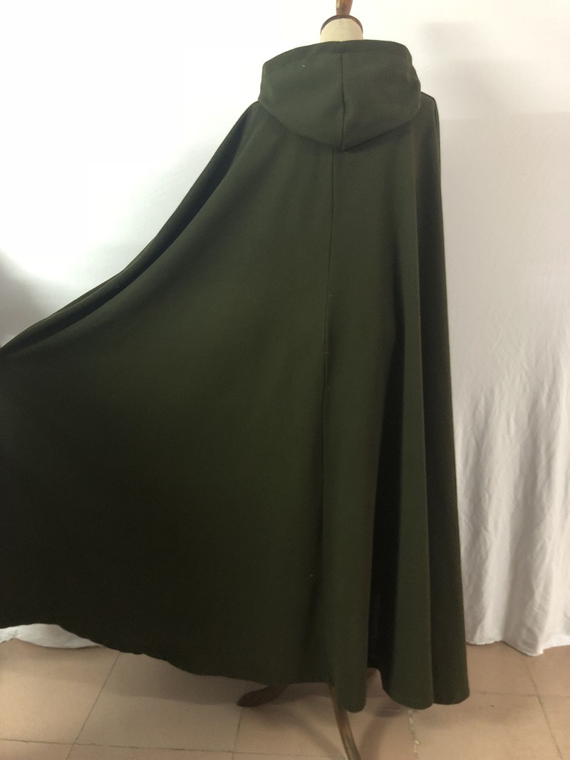 GRACEART Cape à Capuche Longue Poncho Manteau Chaud Pour Femme Et Homme - Veste Douillette Automne Hiver