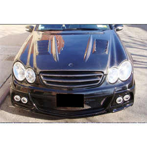 Carbonado 2003-2008 Capot en polymère renforcé de fibres de style WI pour W209 CLK & <span class=keywords><strong>W203</strong></span> <span class=keywords><strong>C55</strong></span> <span class=keywords><strong>AMG</strong></span> - Product Image 2
