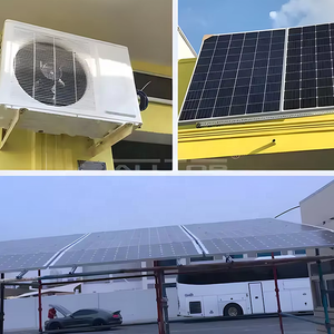 เครื่องปรับอากาศพลังงานแสงอาทิตย์ราคาดีที่สุด 12000/18000/24000btu แบบไฮบริด DC/AC ฮีทปั๊ม สำหรับใช้ในครัวเรือน ระบบออฟกริด คุณภาพเยี่ยม - Product Image 5