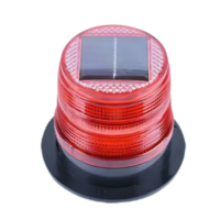 Lumière stroboscopique magnétique de véhicule de voiture solaire rouge bleu clignotant lampe à LED pour la sécurité routière