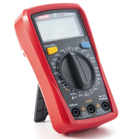 600V DC/AC casing ABS pengukur jarak Manual pelindung karet cangkang Multimeter Digital penguji 1999 Hitungan