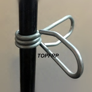 Clips de Alambre de Acero con Resorte y Varilla de Fibra de Vidrio para Cercas Eléctricas - Product Image 3