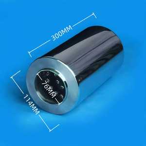 Silenciador de <span class=keywords><strong>Escape</strong></span> Resonador de Fábrica de 12 Pulgadas, Entrada de 3 Pulgadas, Sección Media de <span class=keywords><strong>Escape</strong></span> con Contrapresión - Product Image 2