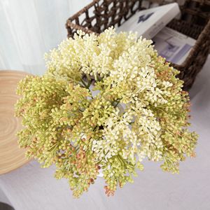 Fleur artificielle CallaFloral, branche unique, jaune, réaliste, en plastique, décoration de mariage et de maison - Product Image 1